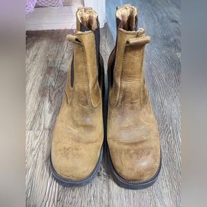 Brown booties